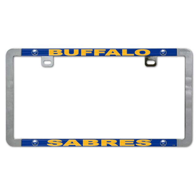 Marco delgado para placa de licencia de metal de Buffalo Sabres