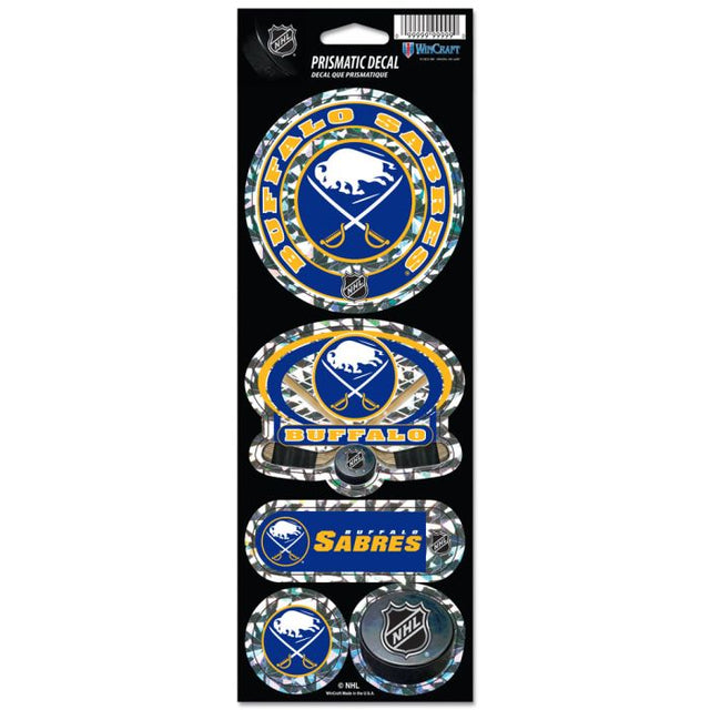 Buffalo Sabres Prismatic Decal 4" x 11"