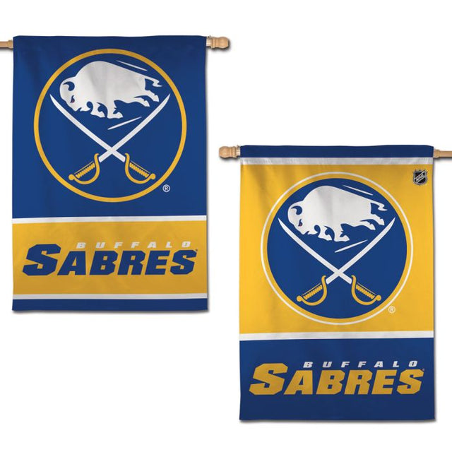 Bandera vertical de Buffalo Sabres de 2 lados, 28" x 40"