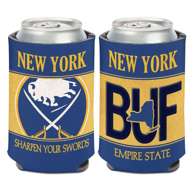 Enfriador de lata con placa estatal de Buffalo Sabres, 12 oz.