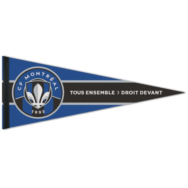 Banderín premium CF Montreal de 12" x 30"