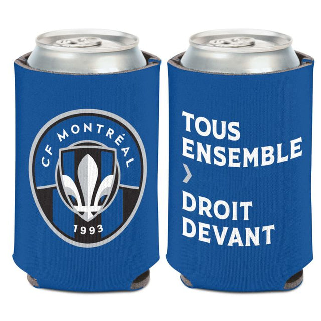 LEMA DEL CF Montreal: Enfriador de latas TOUS ENSEMBLE DROIT DEVANT 12 oz.