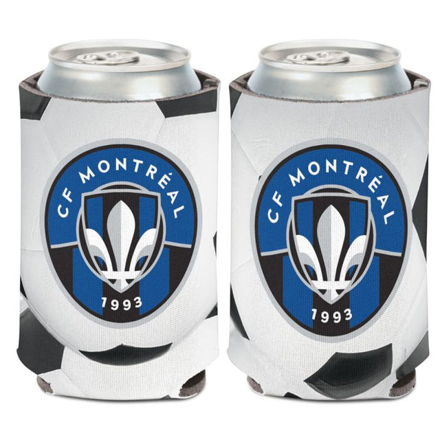 Enfriador de lata con forma de balón de fútbol del CF Montreal de 12 oz.