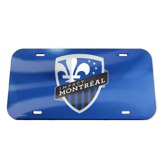 Placa de matrícula acrílica especial CF Montreal