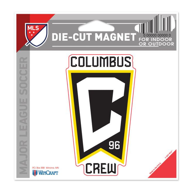 Imán troquelado COLUMBUS CREW de 4,5" x 6"