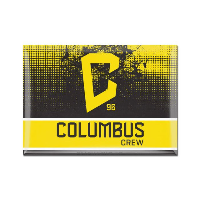 Imán de metal de COLUMBUS CREW de 2,5" x 3,5"