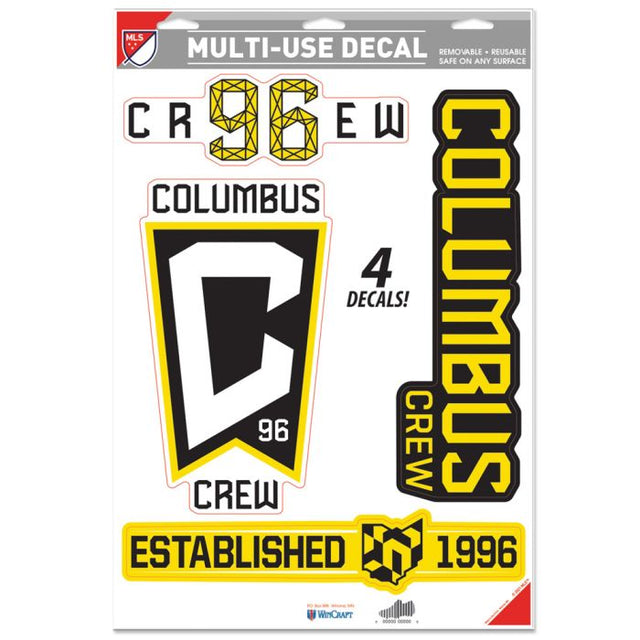 Calcomanía multiuso COLUMBUS CREW de 11" x 17"