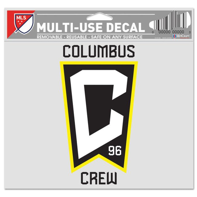 Calcomanía multiuso COLUMBUS CREW - Fondo transparente 5" x 6"