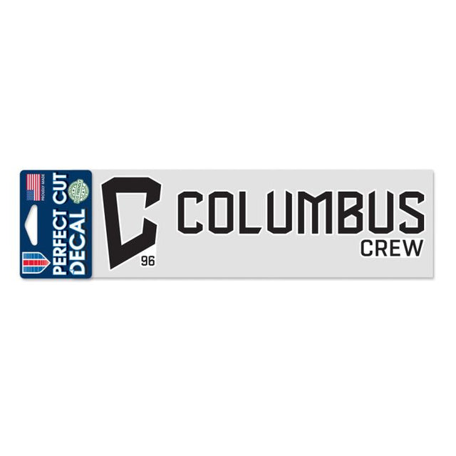 Calcomanías de corte perfecto COLUMBUS CREW de 3" x 10"