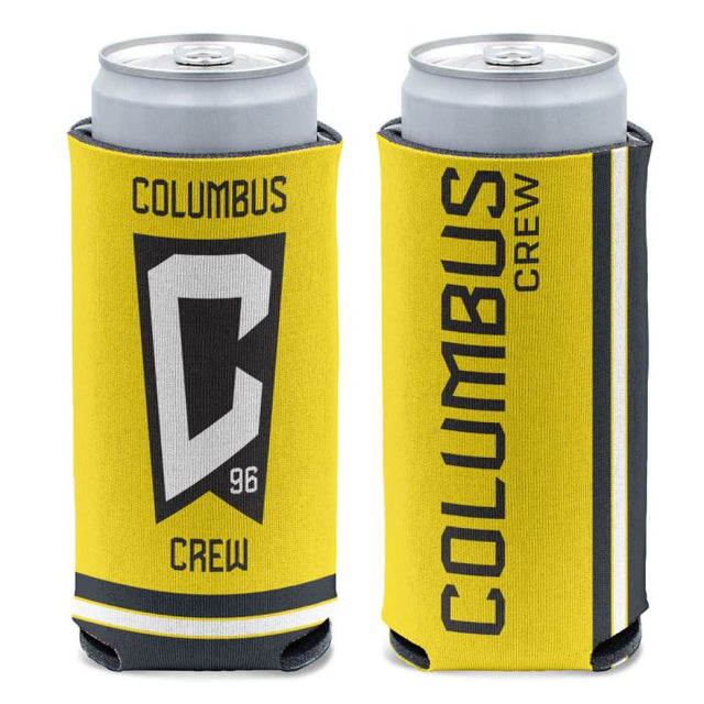 Enfriador de latas delgado de 12 oz con logotipo principal de COLUMBUS CREW