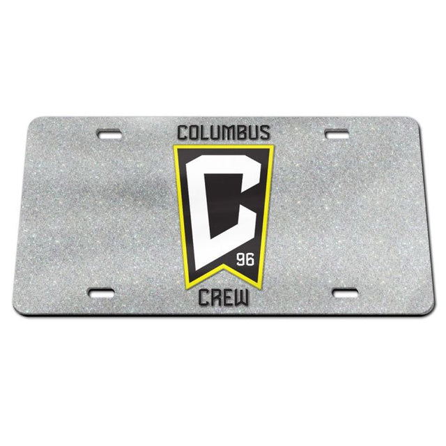 Matrícula especial de acrílico COLUMBUS CREW SILVER