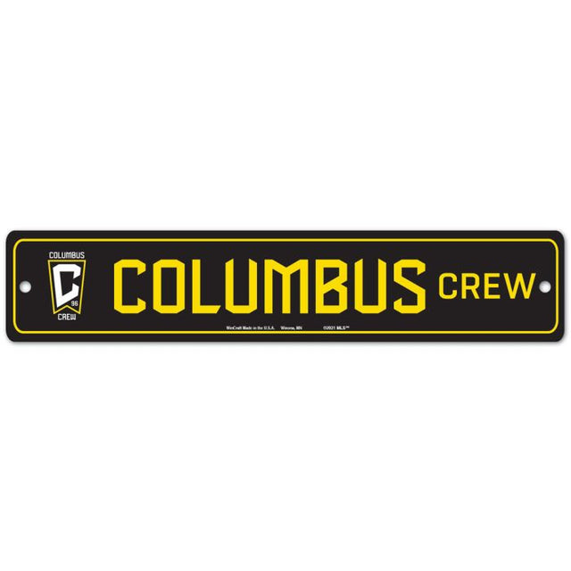 Señal de calle o zona COLUMBUS CREW de 3,75" x 19"