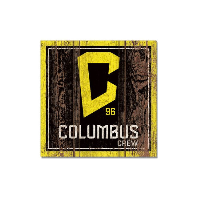 Imán de madera de 3" x 3" de COLUMBUS CREW