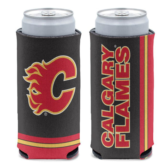 Enfriador de latas delgado de 12 oz de Calgary Flames