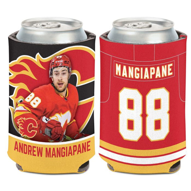 Enfriador de latas de 12 onzas de Calgary Flames de Andrew Mangiapane