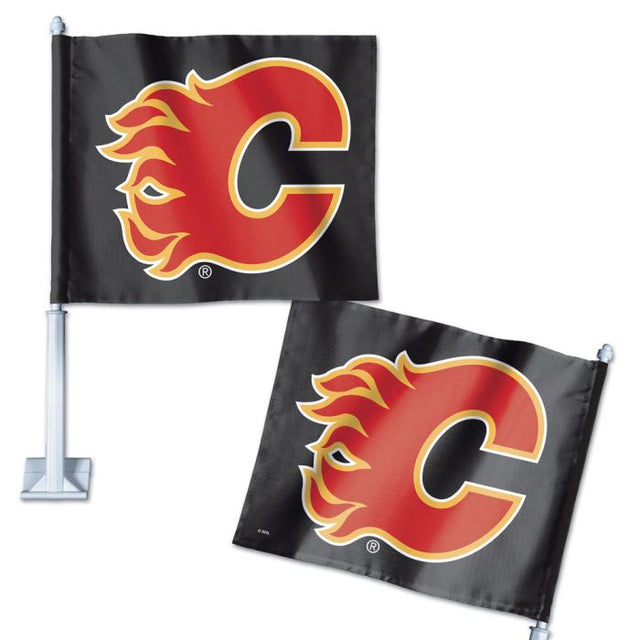 Bandera para auto de los Calgary Flames, 11,75" x 14"