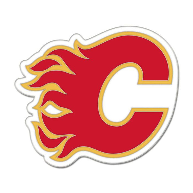 Tarjeta de joyería con pin esmaltado de colección de Calgary Flames