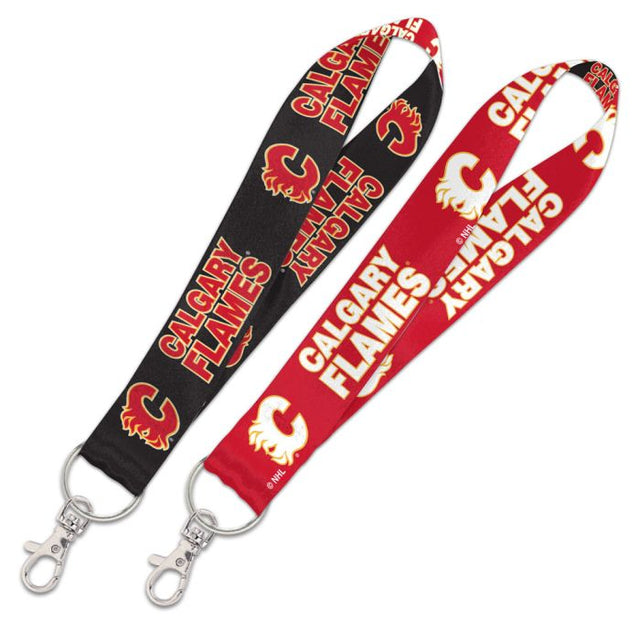 Calgary Flames Lanyard Key Strap 1"