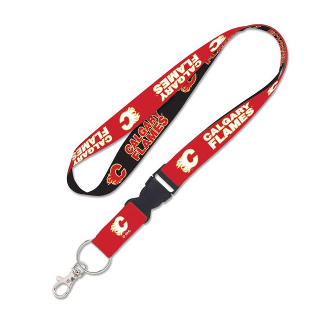 Calgary Flames Lanyard w/detachable buckle 1"