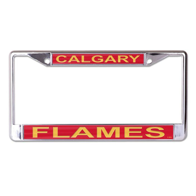 Calgary Flames Lic Plt Frame S/L Printed