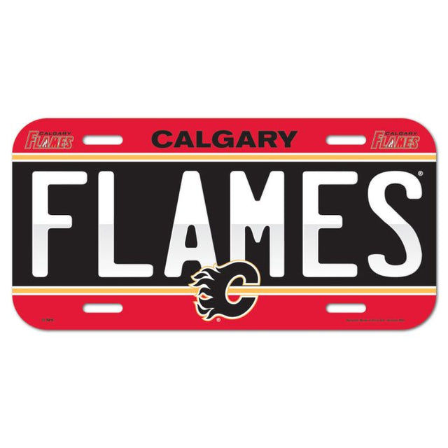 Calgary Flames License Plate