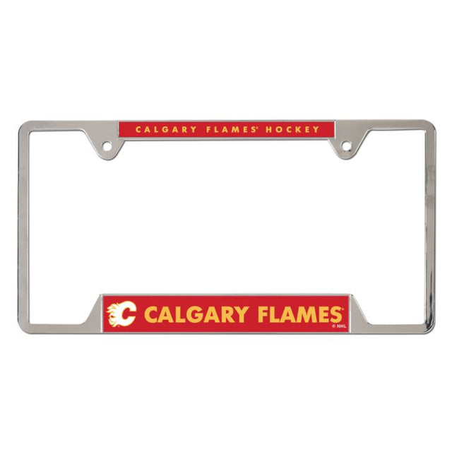 Calgary Flames Metal License Plate Frame