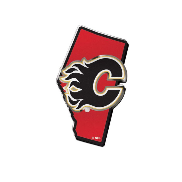 Calgary Flames STATE Acrylic Auto Emblem