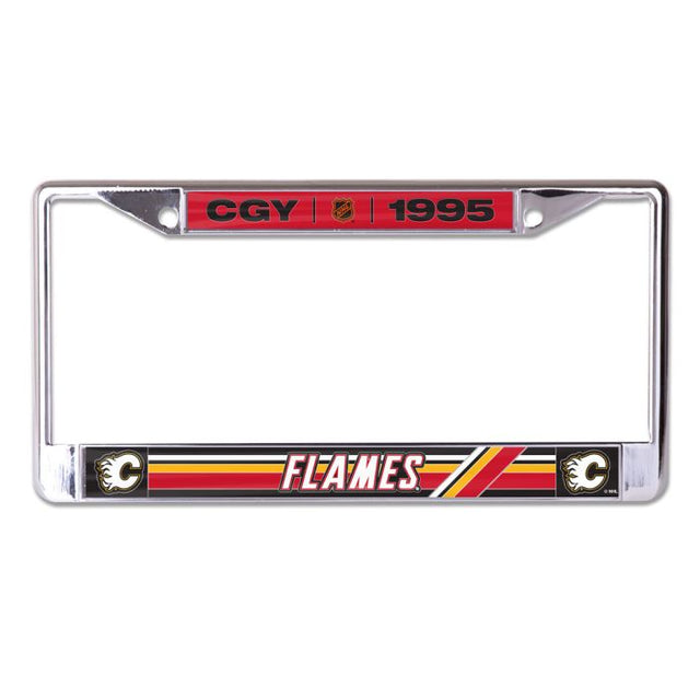 Calgary Flames Special Edition Lic Plt Frame S/L Printed