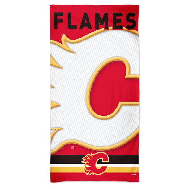 Calgary Flames Spectra Beach Towel 30" x 60"