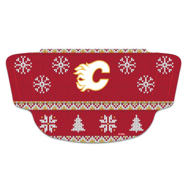 Mascarillas faciales para fanáticos de Calgary Flames / Ugly Sweater