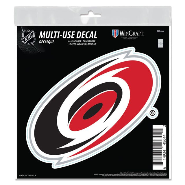 Carolina Hurricanes All Surface Decal 6" x 6"