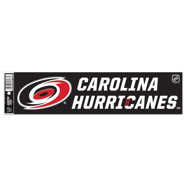 Carolina Hurricanes Bumper Strip 3" x 12"