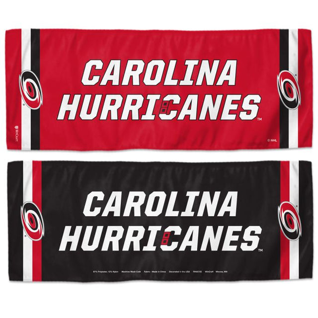 Toalla refrescante de los Carolina Hurricanes de 12" x 30"