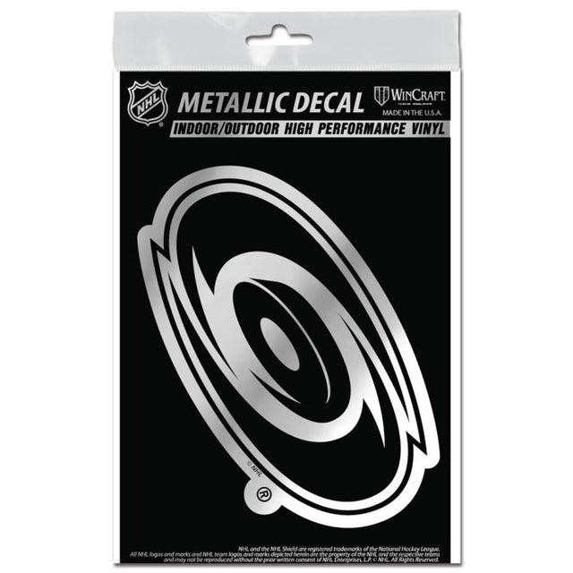 Carolina Hurricanes Decal Metallic 3" x 5"