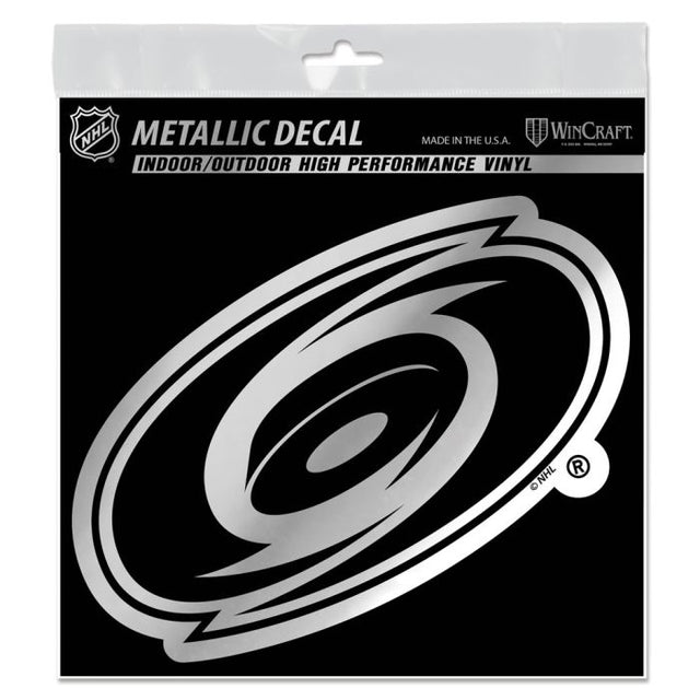 Carolina Hurricanes Decal Metallic 6" x 6"