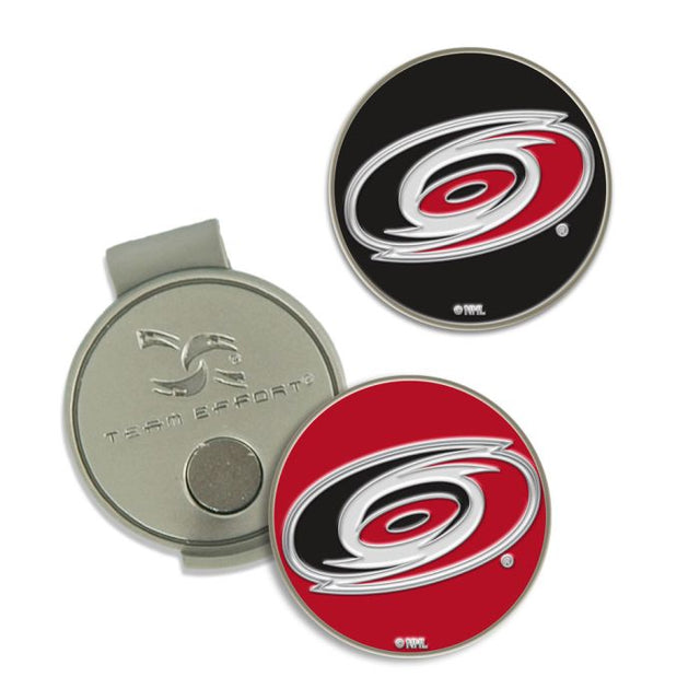 Clip para gorra y marcadores de los Carolina Hurricanes