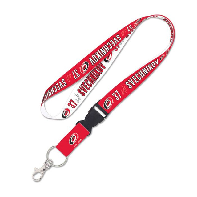 Carolina Hurricanes Lanyard w/detachable buckle 1" Andrei Svechnikov