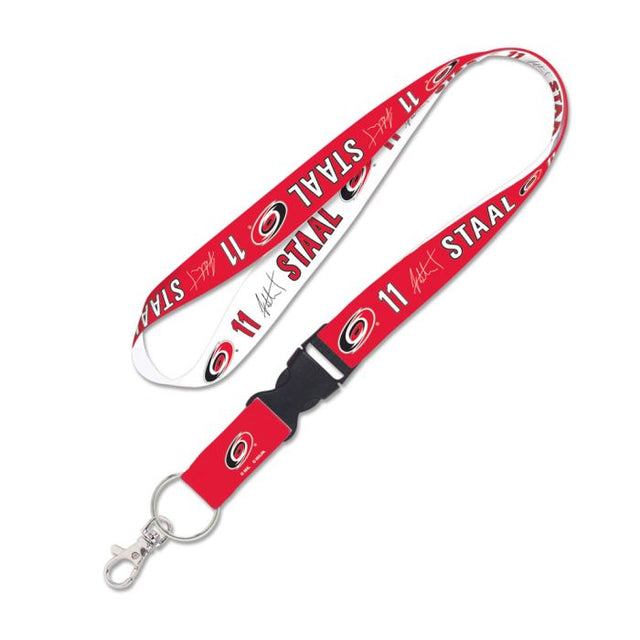 Carolina Hurricanes Lanyard w/detachable buckle 1" Jordan Staal