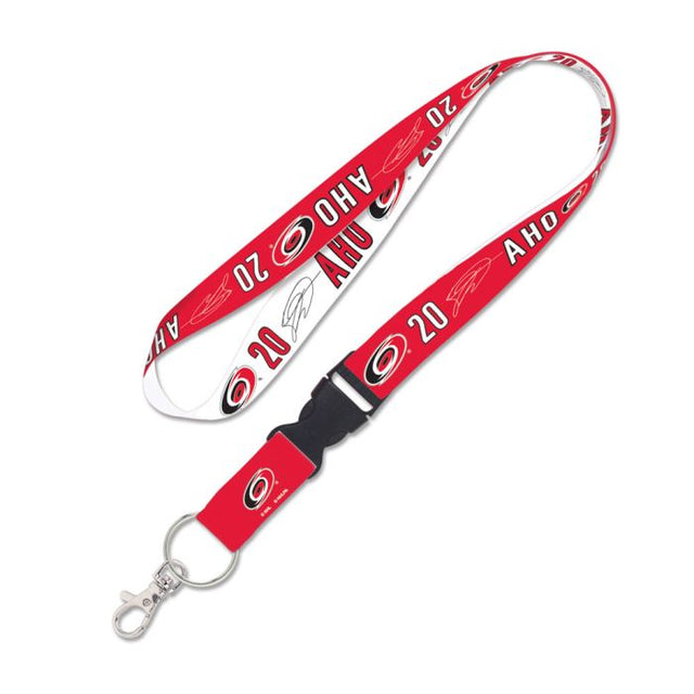 Carolina Hurricanes Lanyard w/detachable buckle 1" Sebastian Aho