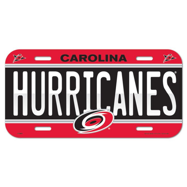 Carolina Hurricanes License Plate