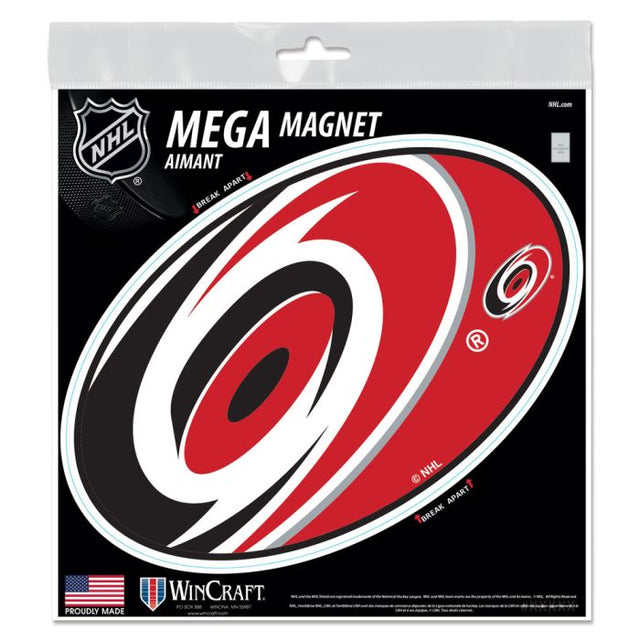 Imanes para exteriores MEGA de los Carolina Hurricanes, 6" x 6"