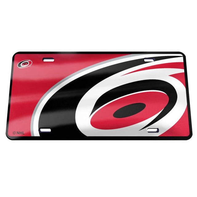 Placa de matrícula especial de acrílico MEGA de los Carolina Hurricanes