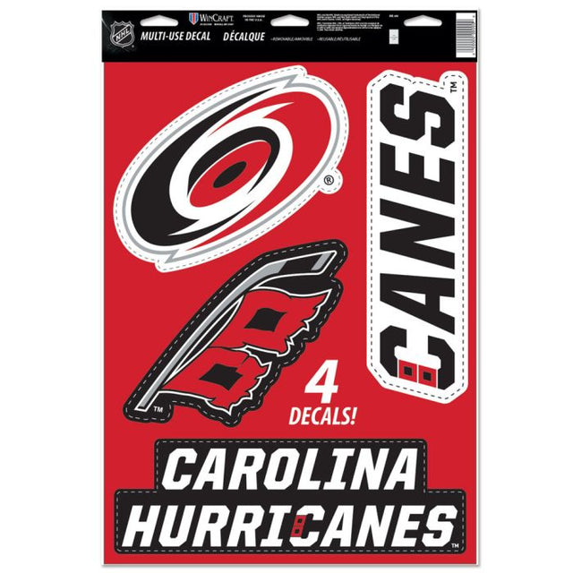 Calcomanía multiusos de los Carolina Hurricanes, 11" x 17"