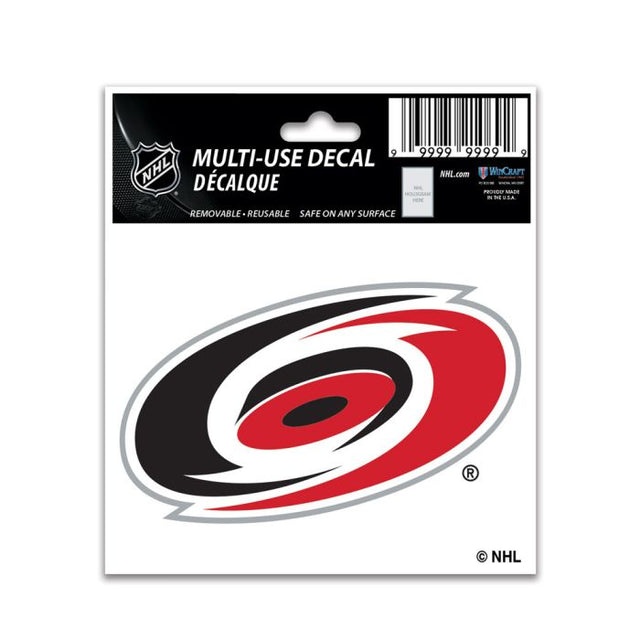 Calcomanía multiusos de los Carolina Hurricanes, 3" x 4"