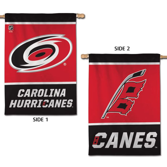 Carolina Hurricanes Vertical Flag 2 Sided 28" x 40"