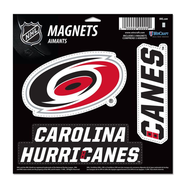 Imán de vinilo de los Carolina Hurricanes de 11" x 11"