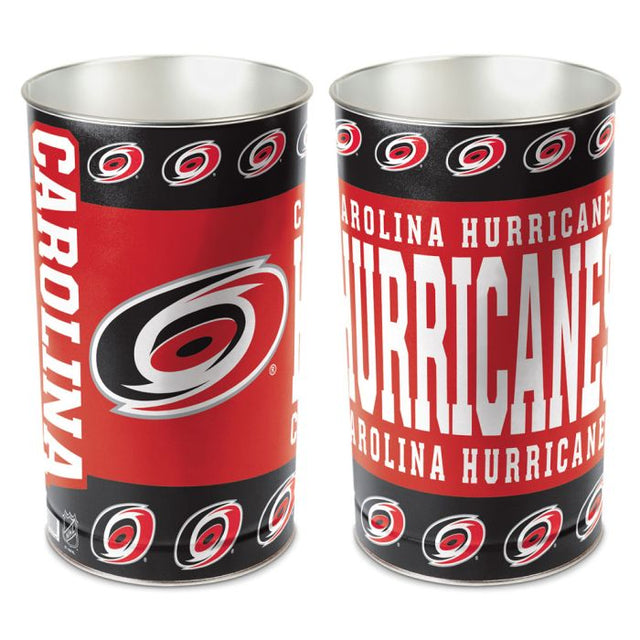 Carolina Hurricanes Wastebasket - tapered 15"H