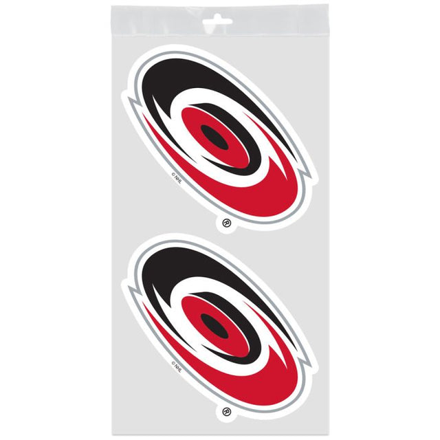 Calcomanías para ventanas de Carolina Hurricanes de 4" x 7"