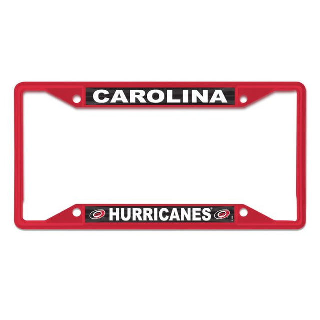 Carolina Hurricanes red Lic Plt Frame S/S