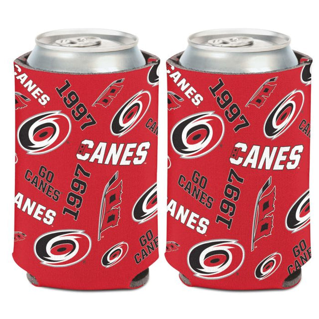 Carolina Hurricanes scatter Can Cooler 12 oz.